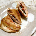 エルルン's cooksnap of when they made ささみの大葉・明太子はさみ焼き.