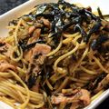 直吉丸's cooksnap of when they made ベーコンと高菜の和風パスタ.