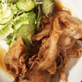 horseland's cooksnap of when they made 簡単で美味しい♪豚ばら肉のしょうが焼き.