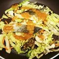たちぃえり's cooksnap of when they made まいたけと秋鮭のちゃんちゃん焼き.