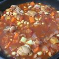 ずぼら新米主婦's cooksnap of when they made めちゃウマ♡給食風チキンポークビーンズ.