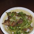 はやかえ3's cooksnap of when they made またまた！砂ずりと春キャベツの塩麹炒め.