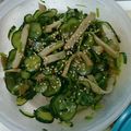 はるANDゆうママ's cooksnap of when they made ★セリときゅうりのナムル★.