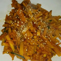 はるANDゆうママ's cooksnap of when they made かぼちゃとにんじんのきんぴら.