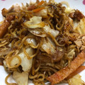 もきち☆'s cooksnap of when they made 簡単　焼きそば　マルちゃんで屋台風　.