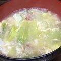 卵せんべい's cooksnap of when they made 白菜とふわふわ玉子のチキンスープ.