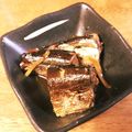 はい's cooksnap of when they made 圧力鍋で♪骨まで柔らか秋刀魚の梅煮.