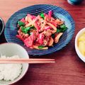 クック5G7E7B☆'s cooksnap of when they made 牛肉とエリンギ炒め.
