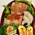 はるか12's cooksnap of when they made 大葉とチーズのベーコン巻きオニギリ.