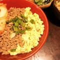 なろ。's cooksnap of when they made 簡単　とりそぼろ丼.