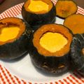 nanatti628's cooksnap of when they made かぼちゃ丸ごとプリン！.