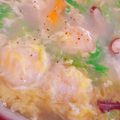 えまママ♪'s cooksnap of when they made 鶏がらスープの素で白菜と鶏つくねのスープ.