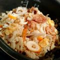 CandyGGG's cooksnap of when they made こくうまっ☆干し椎茸と豚肉の炊き込みご飯.