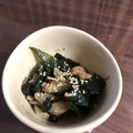 ヨツエyssy's cooksnap of when they made ワカメ✼エビ✼しめじのサッと和え.