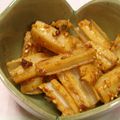 ぜっきん's cooksnap of when they made レンコンごまだれ炒め　お弁当のおかず.