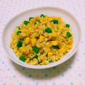 まあまま☆0403's cooksnap of when they made ひき肉といんげんとコーンのカレー炒飯.