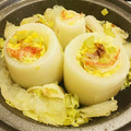 ゆーさんの奥さん。's cooksnap of when they made 器も食べられる！大根のあんかけ茶碗蒸し.