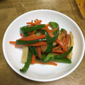 ゆいランラン's cooksnap of when they made 中華風～人参ピーマンの簡単炒め.
