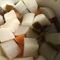 マリアマリママ's cooksnap of when they made 我が家のフロフキ大根は…ヒジキ入そぼろ！.