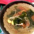 ☆miya☆'s cooksnap of when they made もやし☆トマト☆わかめの中華スープ.
