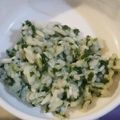 しづくママ's cooksnap of when they made 離乳食♪しらすとホウレン草のおかゆ.