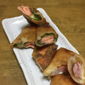ゆいランラン's cooksnap of when they made 鮭のチーズ春巻き２種.