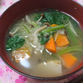 くーこぷ's cooksnap of when they made いろいろ野菜の蓮根すり流しスープ.