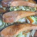 lisak0's cooksnap of when they made 簡単　子供が喜ぶ！鮭のちゃんちゃん焼き.