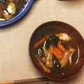 tayococco's cooksnap of when they made 小松菜と油揚げの味噌汁.