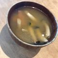 クックパッドごはん部's cooksnap of when they made かぼちゃとベーコンのほっこりお味噌汁.