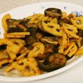 餃子嫁's cooksnap of when they made レンコンとナスの簡単豆板醤炒め.