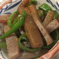 MR_cooking's cooksnap of when they made コンニャクとピーマンのきんぴら.