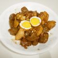 のかまるこ's cooksnap of when they made 鶏肉とこんにゃくとゆで卵のピリ辛煮.