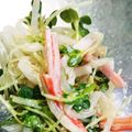 いたっし～'s cooksnap of when they made もやしとカニカマのサラダ.