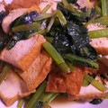 Bri's cooksnap of when they made ずぼらで美味☆～小松菜と厚揚のさっと炒め.