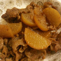 emina：）'s cooksnap of when they made 大根と豚こまの早煮.