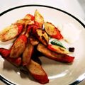 ry27's cooksnap of when they made ピリ辛かまぼこ簡単おつまみ.