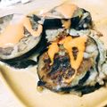 H_kitchen's cooksnap of when they made 米茄子の挽肉はさみ焼き.