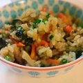ミックウッド's cooksnap of when they made 簡単～！鶏とごぼうときのこの炊き込みご飯.