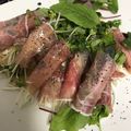 しーCHiaN's cooksnap of when they made 簡単おつまみ♪生ハムカイワレさけチー巻き.