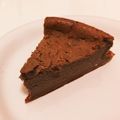 クックDCRQIV☆'s cooksnap of when they made 材料３つ！濃厚チョコチーズスフレケーキ.