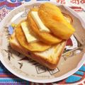 ゆにこーん☆'s cooksnap of when they made 柿×クリチに、塩・レモントースト.