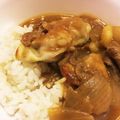MicHolly's cooksnap of when they made 時短★リメイク【ぎょうざカレー】.