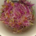 あかぷり's cooksnap of when they made 卓上に彩り♡桃色・菊の花とワカメの酢の物.