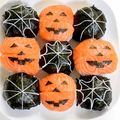 ＊愛ｍａｍａ＊'s cooksnap of when they made ハロウィンに★カボチャとクモの巣おにぎり.