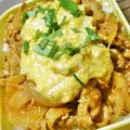 サイエンスまま's cooksnap of when they made ポークチャップ＊とろ卵のっけ丼.