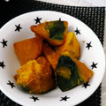 4double5's cooksnap of when they made めんつゆ簡単☆かぼちゃの煮物.