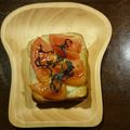Ｐ子ママ's cooksnap of when they made 塩こんぶとトマトのチーズトースト.