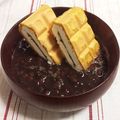 ゆにこーん☆'s cooksnap of when they made やってみて！ぜんざいに最中アイス.
