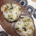 ぽぽきゅ's cooksnap of when they made 野沢菜とゆかりのおにぎり.